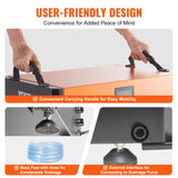 SucceBuy Commercial Dehumidifier with Drain Hose for Crawl Spaces