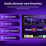 Roku 2025 24-Inch Select Series, 720p HD TV – Roku TV with Voice Remote