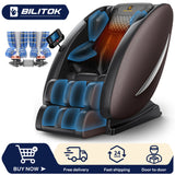 Massage Chair Recliner w/ Zero Gravity, Heating, Bluetooth Speaker, Airbags