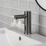KEMAIDI Touchless Automatic Sensor Bathroom Faucet Brushed Gold Vessel Sink Tap Hands-Free Smart