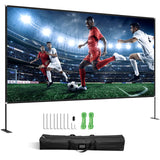 SucceBuy 80 90 100 135 150 180 In Projector Screen W/Stand, Storage Bag