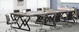 Tribesigns 63" Large Industrial Executive Desk with Extra Thickened Tabletop & Metal Frame