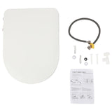 Non-electric Smart Toilet Seat, Bidet Toilet Seat, WIIth Dual Nozzle 3 Flushing