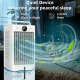 2.6 Gal 3-In-1  Portable Evaporative Air Conditioner with HEPA Filter, Remote
