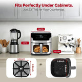8.5QT Family Size Air Fryer, Digital Touchscreen with 8 Presets, BPA-Free