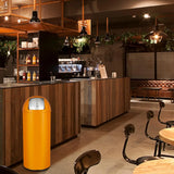 17 Gal / 65L Push Lid Trash Can Commercial Grade Brushed Stainless Steel for Outdoor/Kitchen,Home