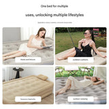 2 Persons Inflatable Mattress Camping Folding Home Indoor Outdoor