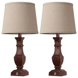 Dimmable Table Lamps Set of 2, Rustic Farmhouse Table Lamps for Living Room