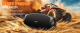 W-KING X10 Bluetooth Speaker, 120W Max Portable Loud Speakers Wireless Bluetooth Boombox, 70W IPX6 Waterproof Outdoor Party Large Big Speaker, Triple Passive Radiator/Subwoofers