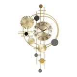 Wall Clock Modern Decorative Art Clock Silent Wall Clock Iron Wall Decoration