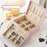 1PC Necklace Earrings Jewelry Storage Organizer Box, Ideal choice for Gifts