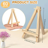 Pack 5 Inch Mini Easel Wood Display Artist Small Wooden Easel Stand Art Craft Painting