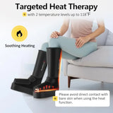 Cordless Foot and Calf Massager with Heat, Birthday Gift for Men Women