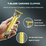 3-in-1 Cordless Hair Clippers and Trimmers Set for Men with Adjustable Lever Long-Lasting Battery Stainless