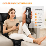 Shiatsu Full Body Massage Mat with Heat, 10 Vibrating Motors, Relax at Home