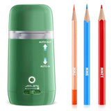 Automatic Electric Pencil Sharpener - Hands-Free Operation 3 Sharpness Modes 3-Second