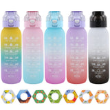 1000ML Fragrance Smelling Water Bottle Portable Air WaterUp Bottle Scent Straw
