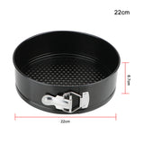 Removable Bottom Kitchen Accessories Carbon Steel Cakes Molds Round Cake Pan