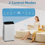 4-in-1 Portable AC with Dehumidifier, Quiet Cooling for 550-750 Sq.Ft.