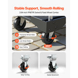 SucceBuy 330LBS Foldable Push Cart Dolly Folding Platform Hand Truck with Adjustable