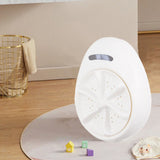 120W Portable Washing Machine Mini Washer Travel Clothes Underwear Washer for Outdoor