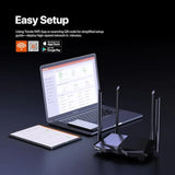 AC1200 Smart WiFi Router, High Speed Dual Band Wireless Internet Router