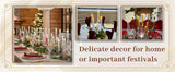 16PCS Clear Candle Holder for Wedding Christmas Party