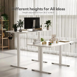 63x24 Inch Electric Standing Desk, Adjustable Height Sit Stand Computer Table