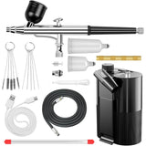 High Pressure Airbrush Kit with Cordless Rechargeable Compressor for Precision Painting