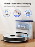 LEFANT M2L Plus Robot Vacuum Cleaner with Mapping, 6000Pa Suction