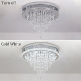 Modern K9 Luxury Crystal Ceiling Lamp Smart Led Living Dining Room
