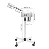 750ml Ozone Facial Steamer Height Adjustable Sprayer 360° Rotatable Movable Skin Care Equipment