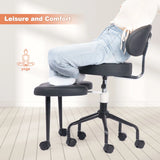 Cross Desk Chair with Lumbar Support and Height Adjustable,Desk Chair for Adults,Legged