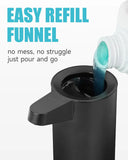 Automatic Soap Dispenser Type-C Rechargeable, Stainless Matte Black