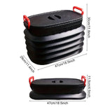 37L Car Trash Can with Handle Foldable Telescopic Bucket Portable Car Trunk Organizer Car Rubbish Bin