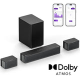 ULTIMEA 5.1 Soundbar with Dolby Atmos for TV with Wireless Subwoofer
