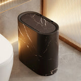 1pc Trash Can - 3.7 Gallon Dual Barrel, Odor Resistant, Easy To Clean, Rust Resistant, Ideal For Bathrooms, Kitchens