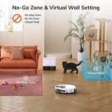 Self Emptying Robot Vacuum and Mop Combo w/ WiFi Alexa App Control