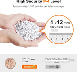 200-Sheet Auto Feed Paper Shredder, 60 Minutes Nonstop Heavy Duty Shredders