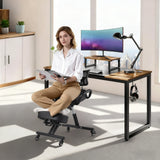Kneeling Chair with Back Support, Height Adjustable Kneeling Chair for Men