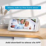 iegeek 5MP wireless doorbell camera, no subscription required , voice converter, two-way audio