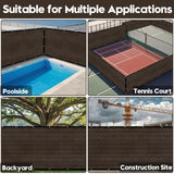 4' x 50' fenced privacy screen, Outdoor Backyard sunshade windscreen, Privacy fence screen