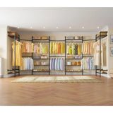 L3 L Shape Garment Rack Heavy Duty Clothes Rack for Hanging Clothes