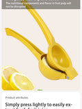 Home Manual Lemon Squeezer Aluminum Alloy Hand Pressed Orange Fruit Juicer