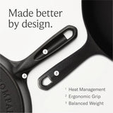 field cast iron starter set -10.25 inch cast iron skillet with cleaning kit: natural fiber brush