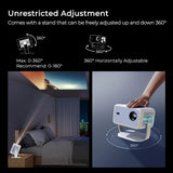 LynCast 4K L018 Projector 800ANSI Native 1080P Auto Focus & Keystone