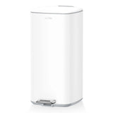 mVm Stainless Steel Trash Can 20L/30L, Step Pedal Garbage Bin with Lid, Fingerprint-Resistant, Soft Close