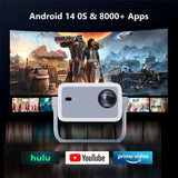 LynCast 4K L018 Projector 800ANSI Native 1080P Auto Focus & Keystone