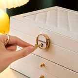 1PC Necklace Earrings Jewelry Storage Organizer Box, Ideal choice for Gifts