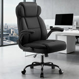 Ergonomic Office Chair with High Back Headrest,PU Leather Executive Desk Chair